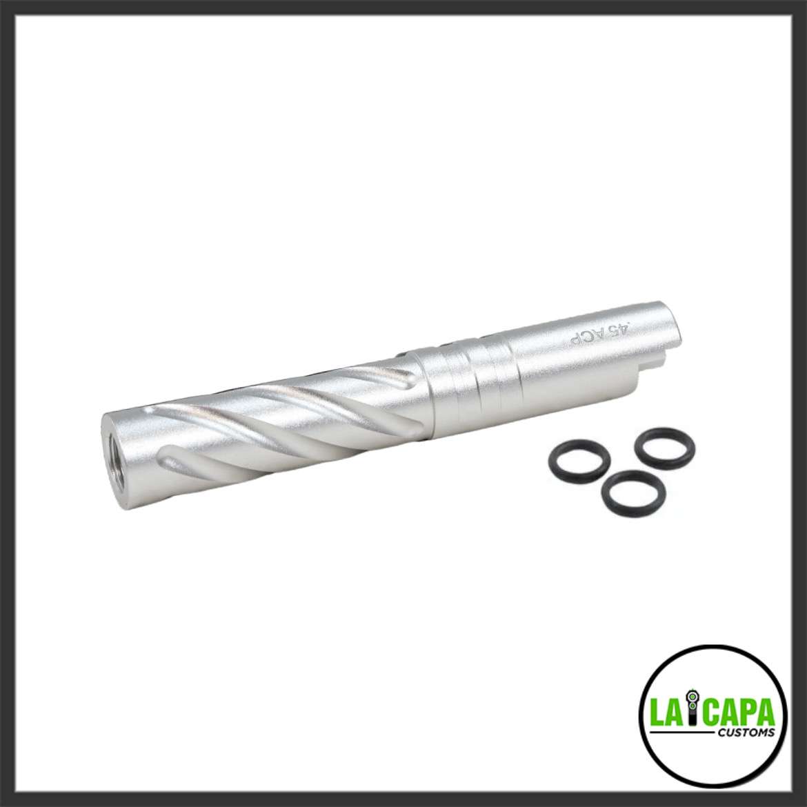 LA Capa Customs 4.3 Aluminum Tornado Threaded Outer Barrel LA Capa Customs 4.3 Aluminum Tornado Threaded Outer Barrel